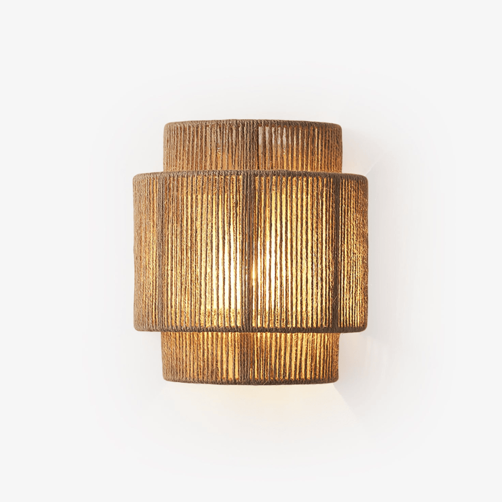 Everis Hemp Rope Wall Light-Moonnatur
