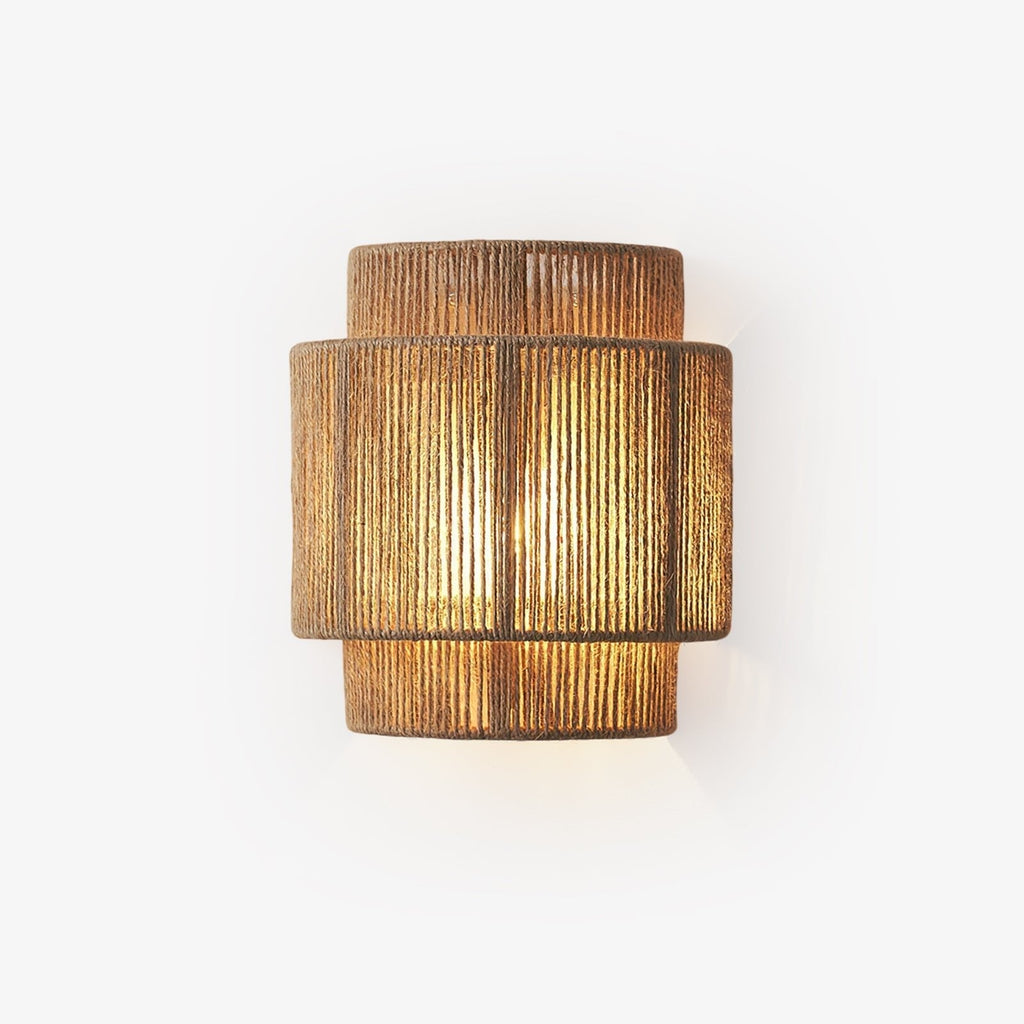 Everis Hemp Rope Wall Light-Moonnatur