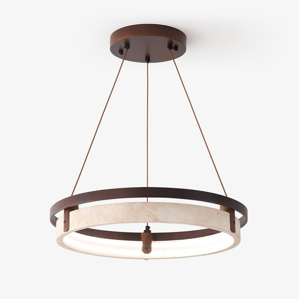 Sardenenelle Travertine Pendant Light-Moonnatur