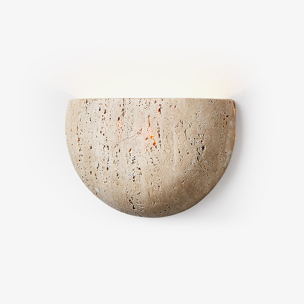 Altonfield Travertine Wall Light-Moonnatur