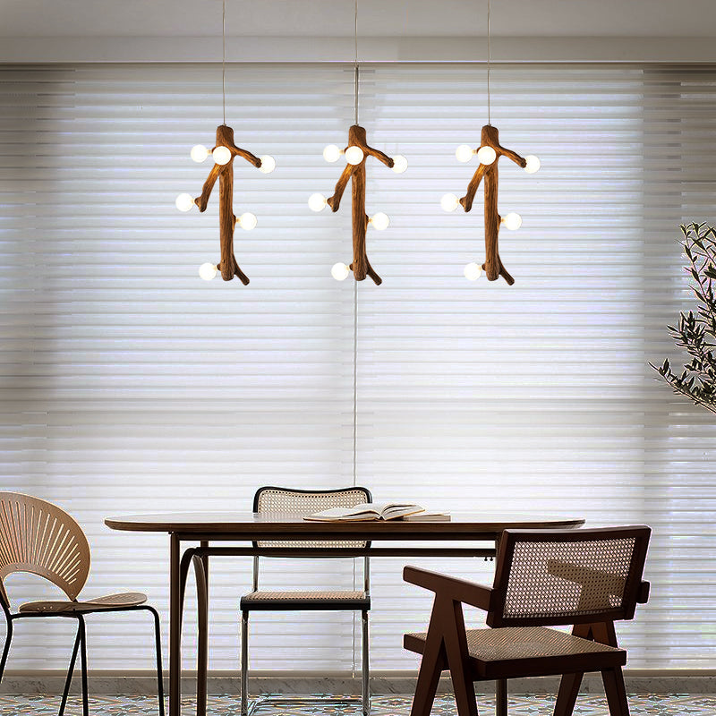 Torrenfern Glass Chandelier-Moonnatur