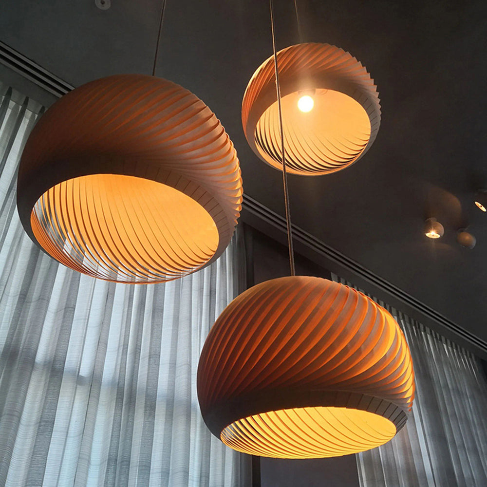 Aberiel Wood Pendant Light-Moonnatur