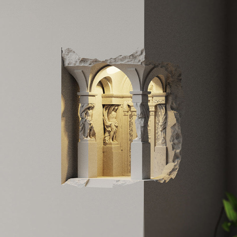 Renverdale Gypsum Wall Light-Moonnatur