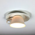 Abergrove Ceramic Ceiling Light-Moonnatur