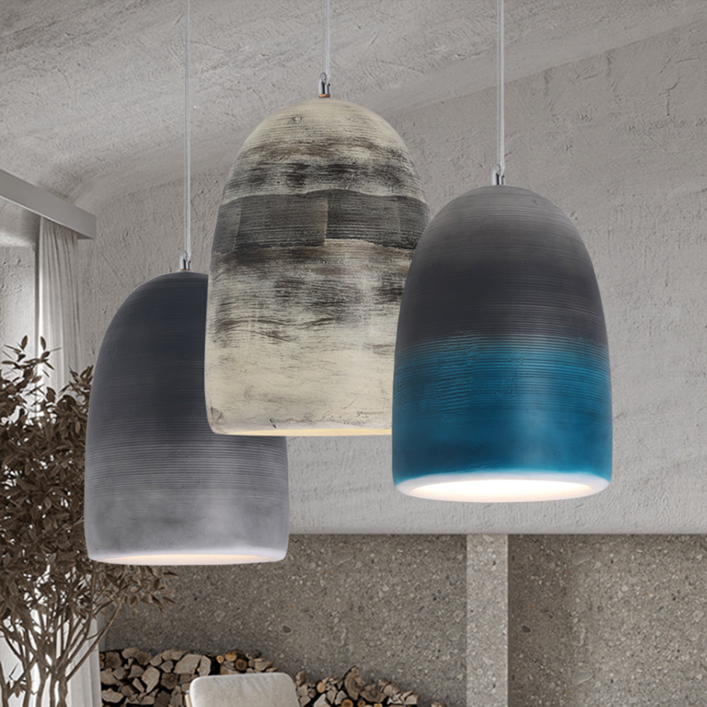 Cavenora Resin Pendant Light-Moonnatur