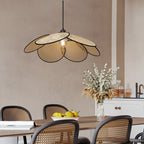 Norrelvale Rattan Pendant Light-Moonnatur