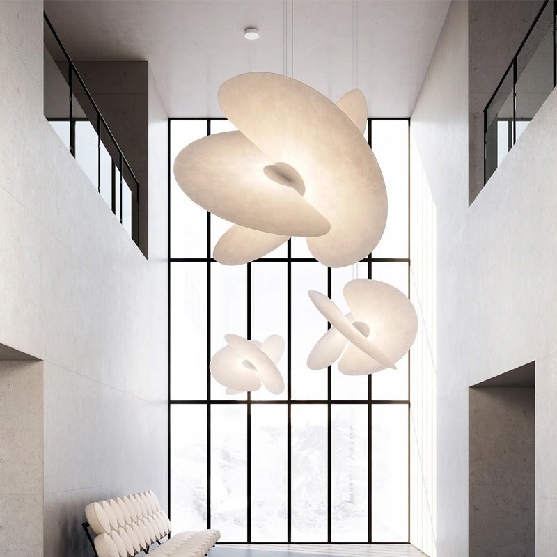Langrenelle Fabric Chandelier-Moonnatur