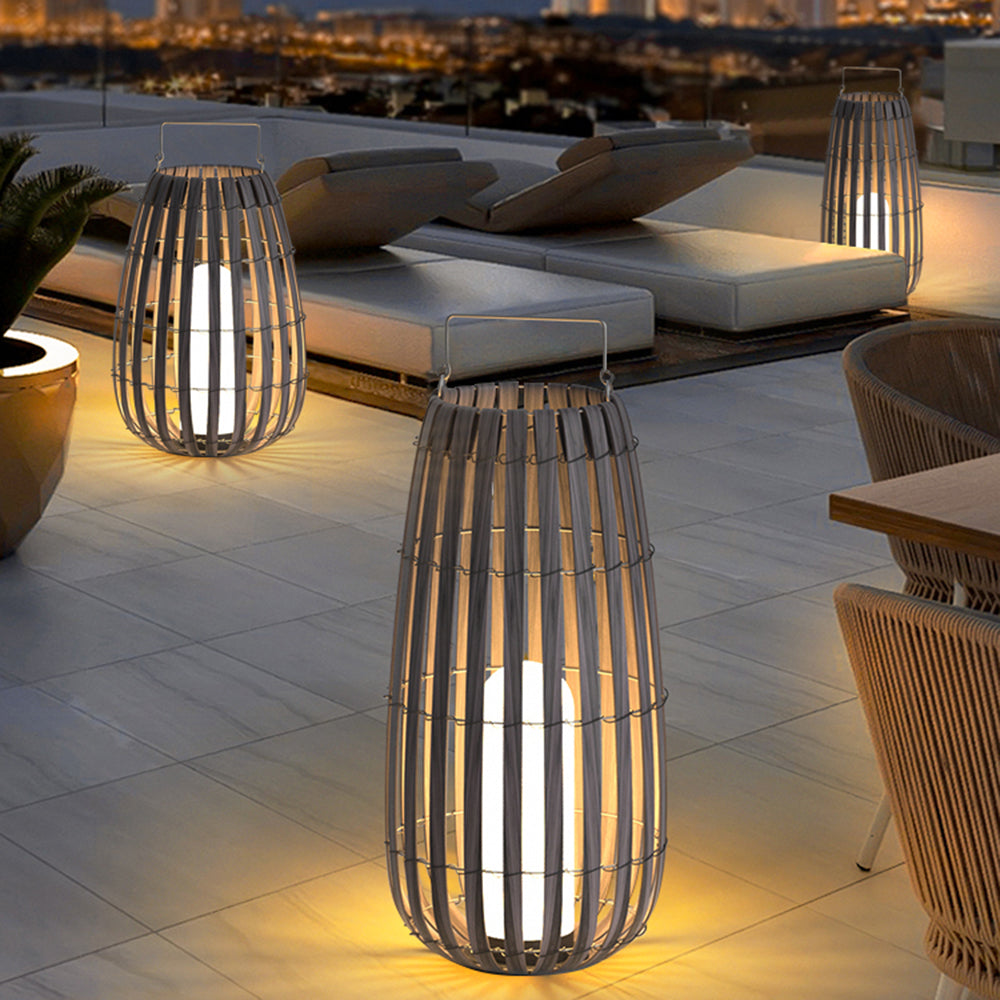 Lindellynne Bamboo Floor Lamp-Moonnatur