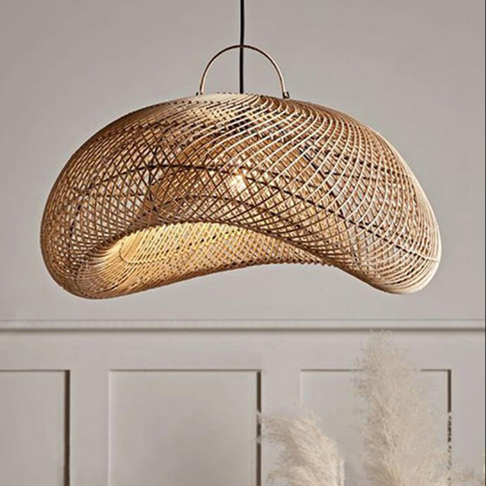 Elsencove Rattan Pendant Light-Moonnatur