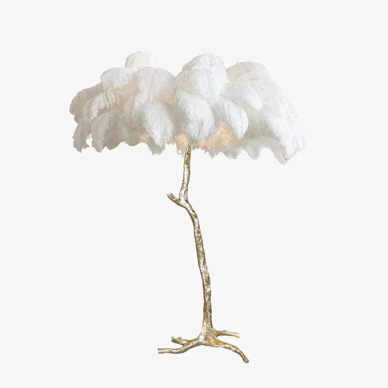 Baldenara Feather Floor Lamp-Moonnatur