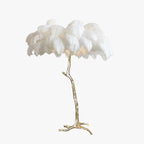 Baldenara Feather Floor Lamp-Moonnatur