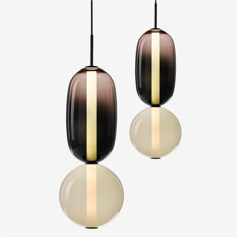 Galdenash Glass Pendant Light-Moonnatur