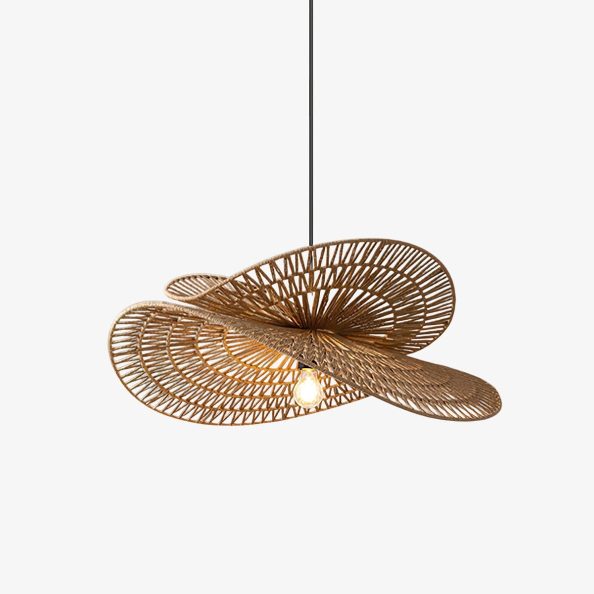 Kaelaria Hemp Rope Pendant Light-Moonnatur