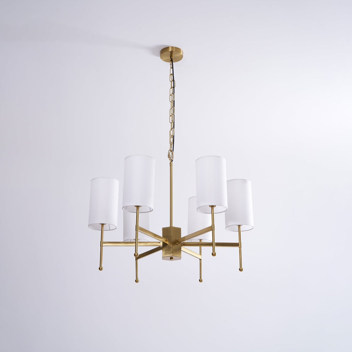 Telise Fabric Chandelier-Moonnatur