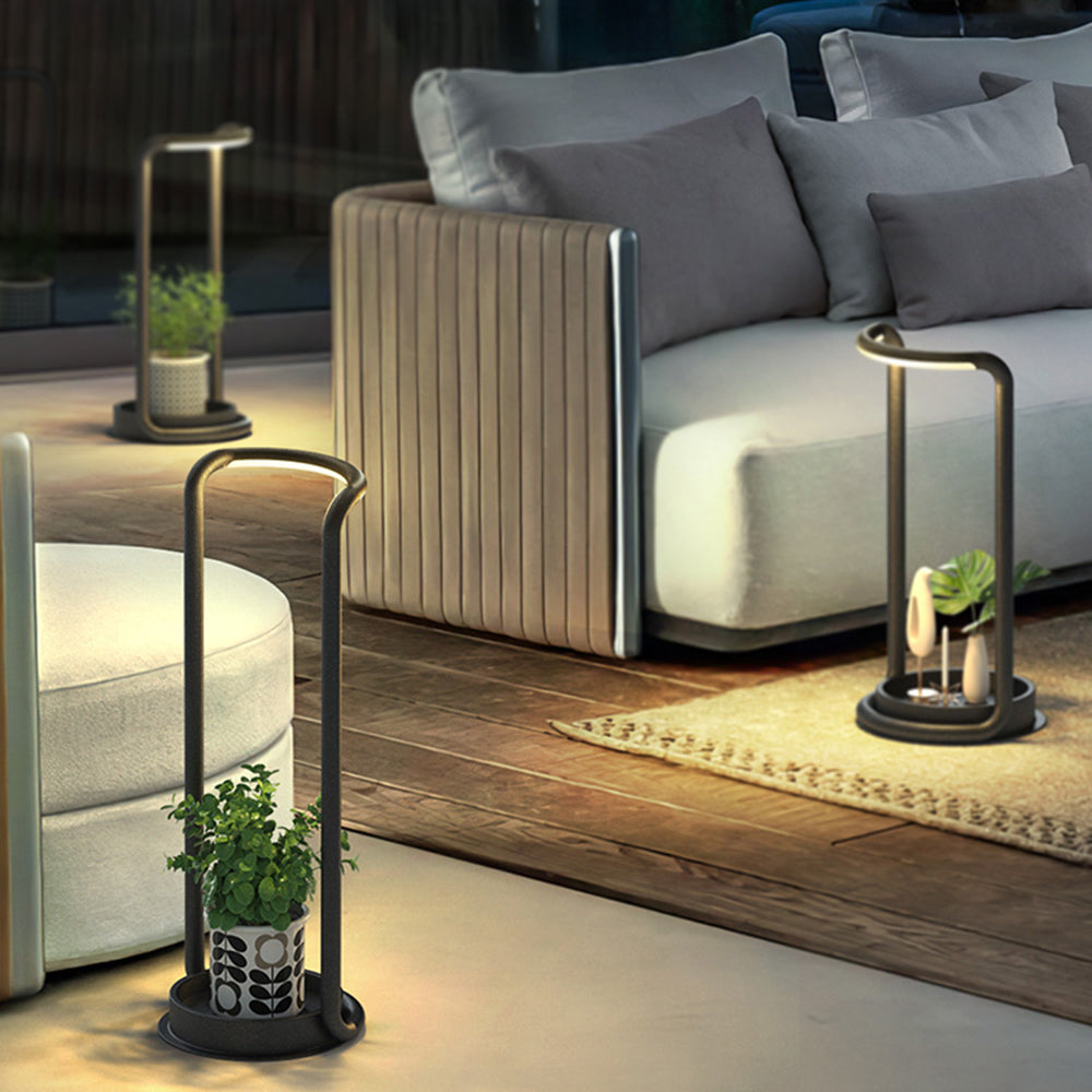 Hatherelia Metal Floor Lamp-Moonnatur