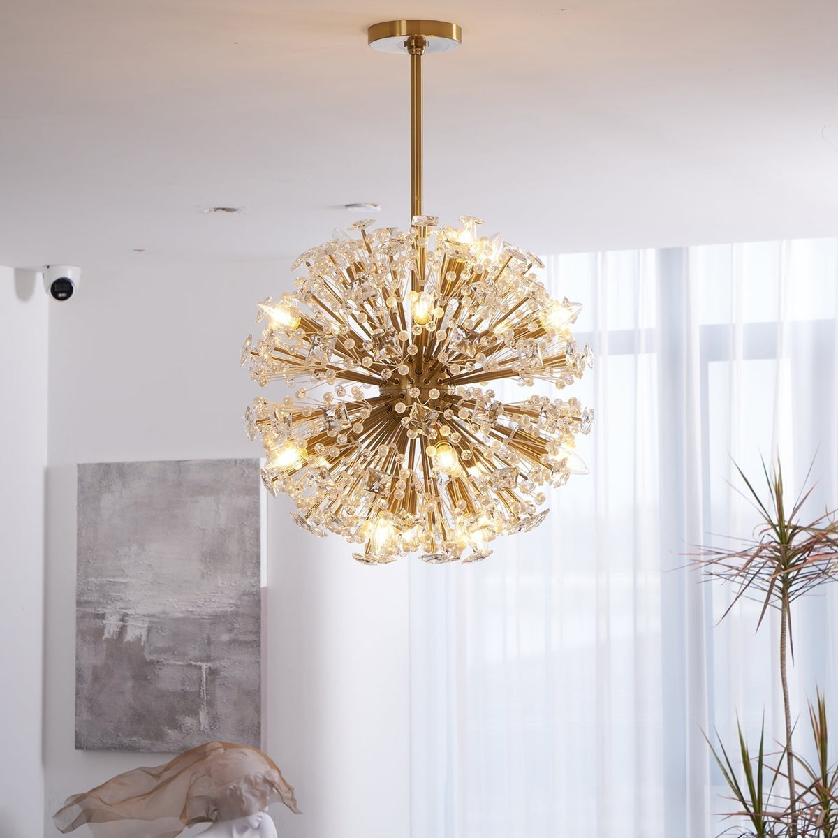 Verrenwood Glass Chandelier-Moonnatur