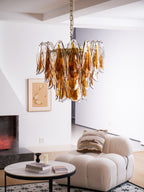 Ravensorie Glass Chandelier-Moonnatur