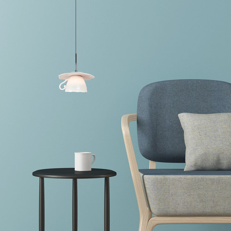 Ainslark Ceramic Pendant Light-Moonnatur