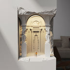Renverdale Gypsum Wall Light-Moonnatur