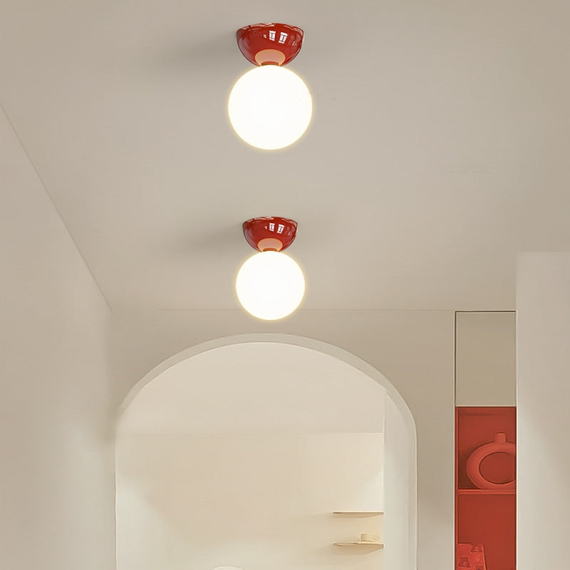 Tarnelfield Glass Ceiling Light-Moonnatur