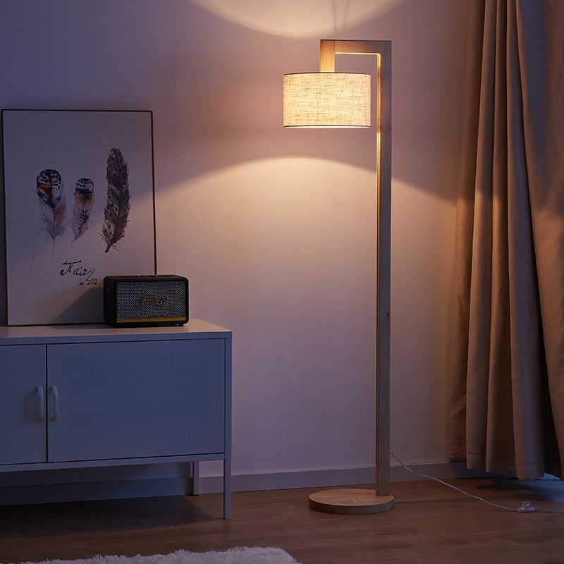 Enverwell Fabric Floor Lamp-Moonnatur