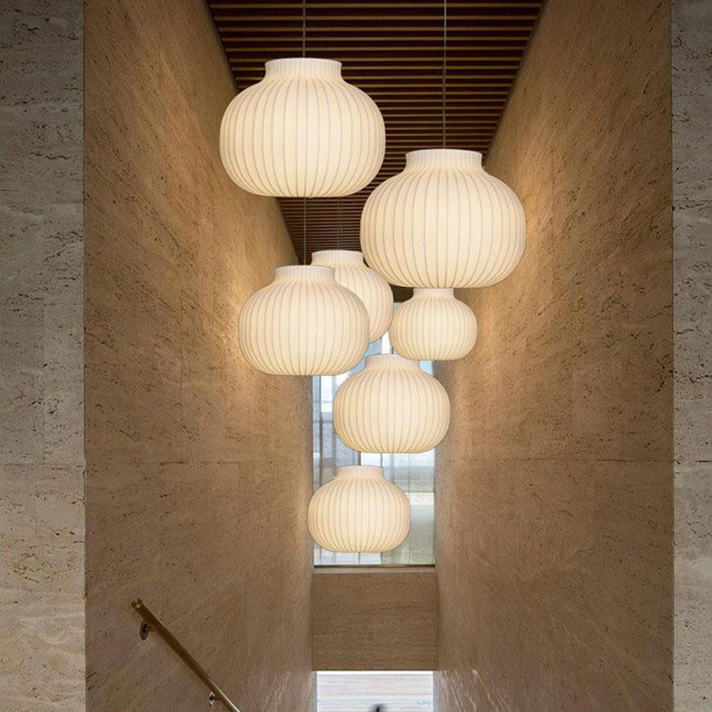 Veyrenena Fabric Pendant Light-Moonnatur