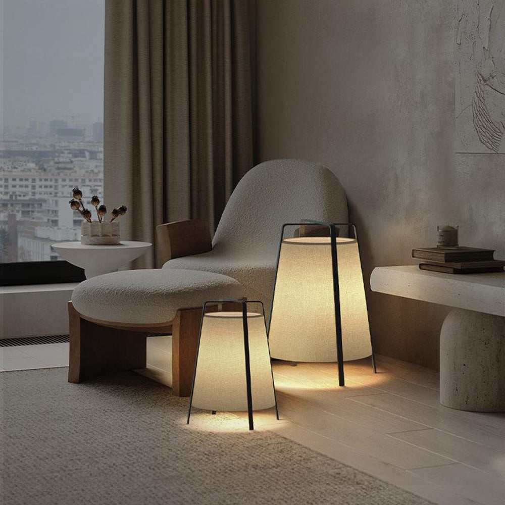 Ainsis Fabric Floor Lamp-Moonnatur