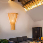 Harvenelle Rattan Wall Light-Moonnatur
