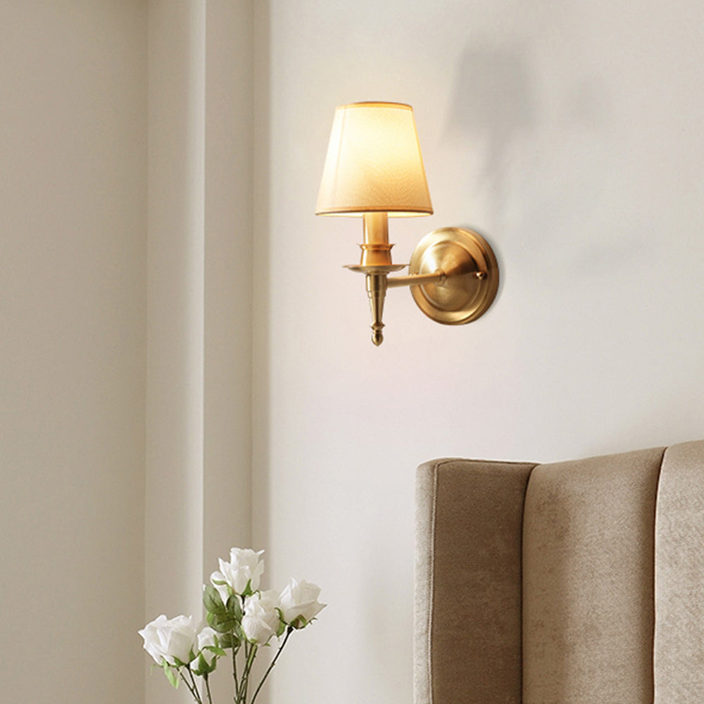 Haldelenna Fabric Wall Light-Moonnatur