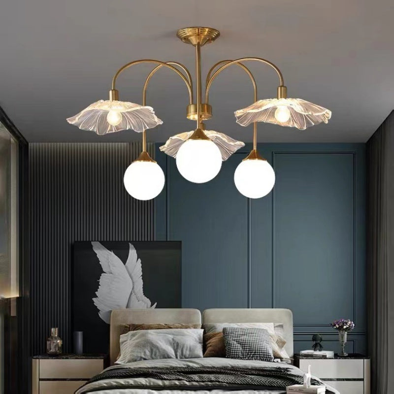 Kilvenelle Glass Chandelier-Moonnatur