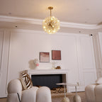 Verrenwood Glass Chandelier-Moonnatur