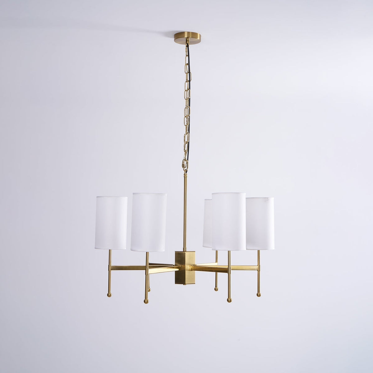 Telise Fabric Chandelier-Moonnatur