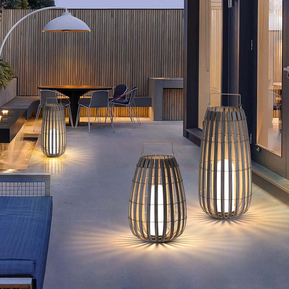 Lindellynne Bamboo Floor Lamp-Moonnatur