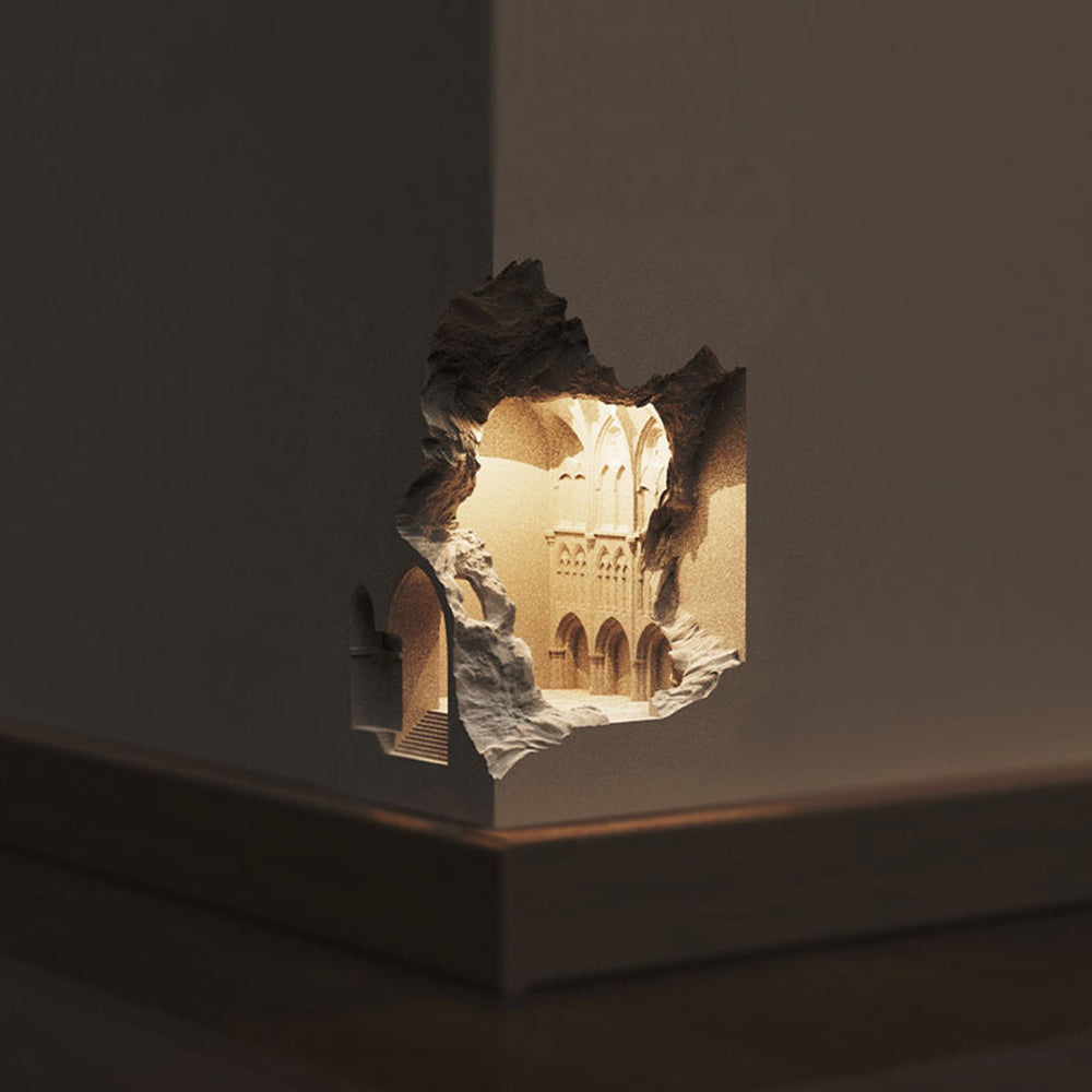 Renverdale Gypsum Wall Light-Moonnatur