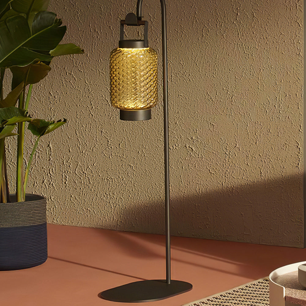 Marvenenis Glass Floor Lamp-Moonnatur