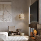 Denelenis Bamboo Pendant Light-Moonnatur