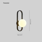 Caldenaelle Glass Wall Light-Moonnatur
