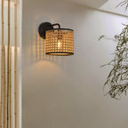 Oakenmere Rattan Wall Light-Moonnatur