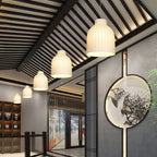 Veyrenena Fabric Pendant Light-Moonnatur