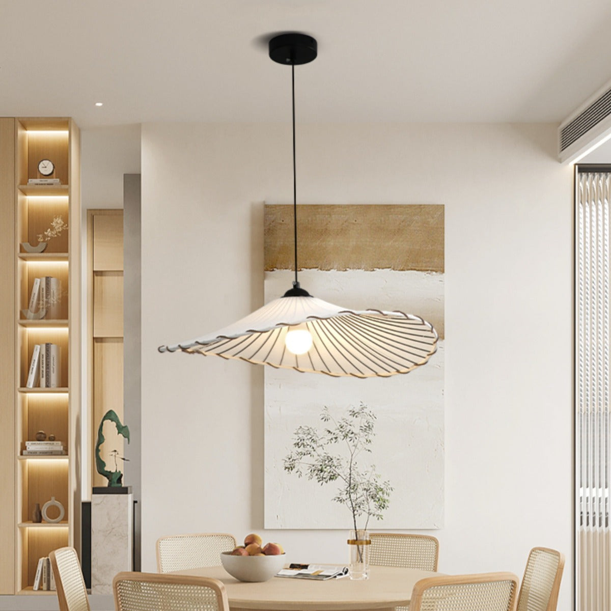 Cumberelis Fabric Pendant Light-Moonnatur
