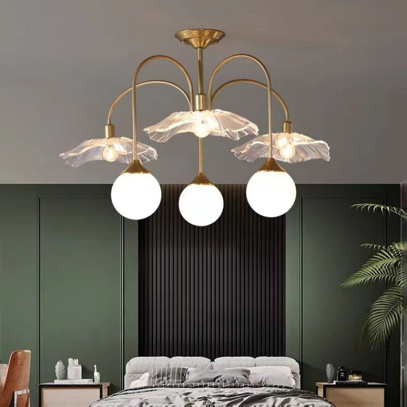 Kilvenelle Glass Chandelier-Moonnatur