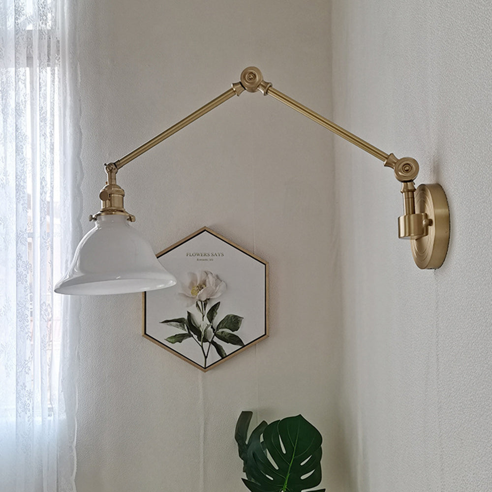 Gildenash Glass Wall Light-Moonnatur