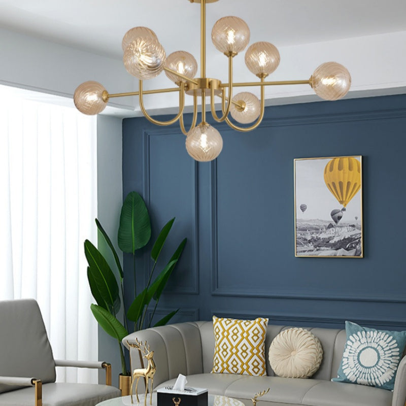 Laderenna Glass Chandelier-Moonnatur
