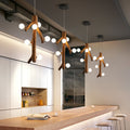 Torrenfern Glass Chandelier-Moonnatur