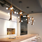 Torrenfern Glass Chandelier-Moonnatur
