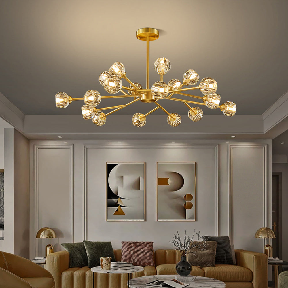 Finverley Crystal Pendant Light-Moonnatur