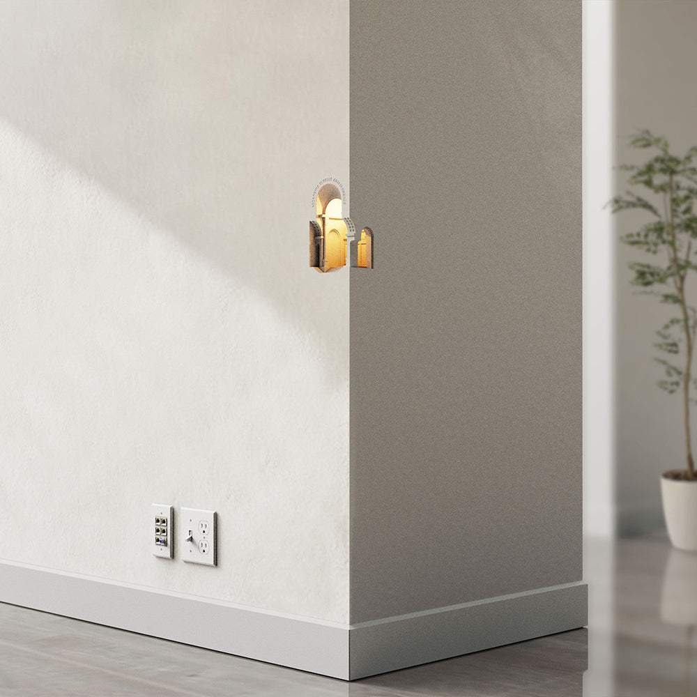 Renverdale Gypsum Wall Light-Moonnatur