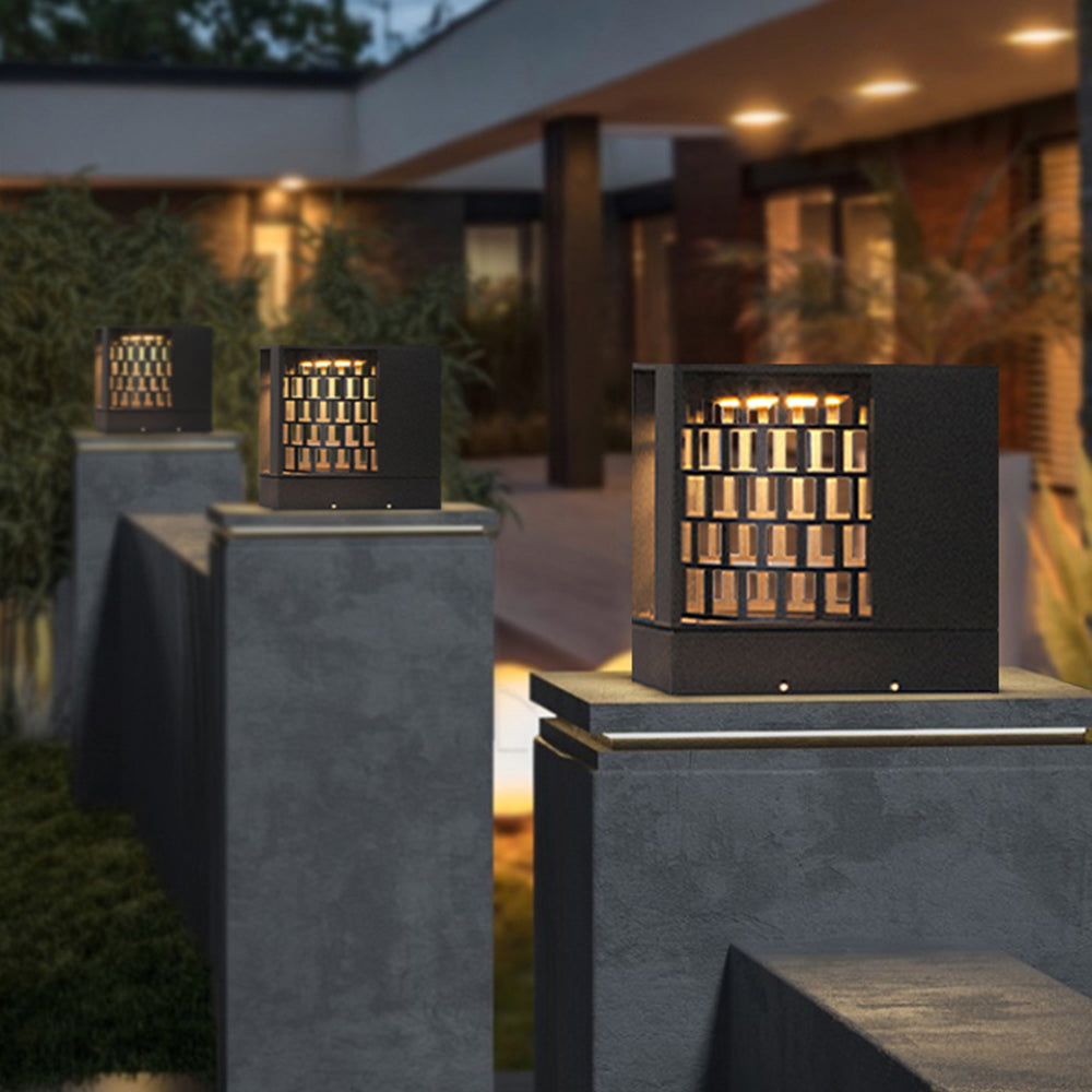 Rovenfern Metal Pillar Light-Moonnatur
