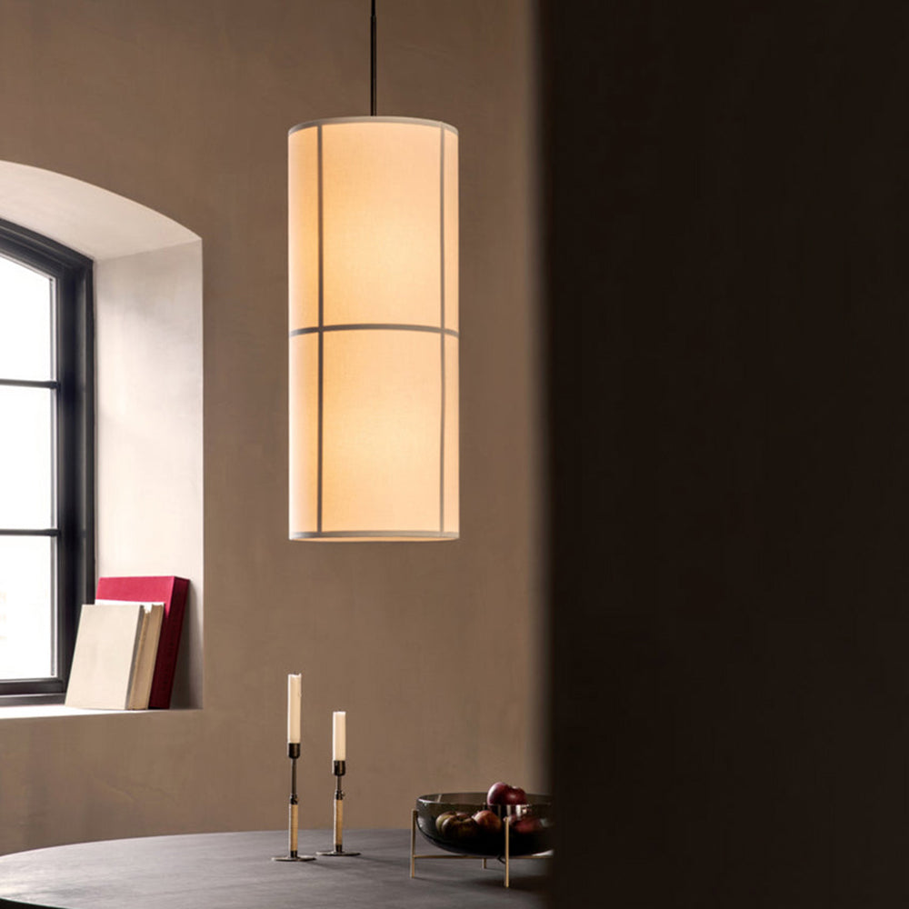 Urenelia Fabric Pendant Light-Moonnatur