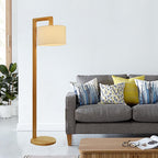 Enverwell Fabric Floor Lamp-Moonnatur